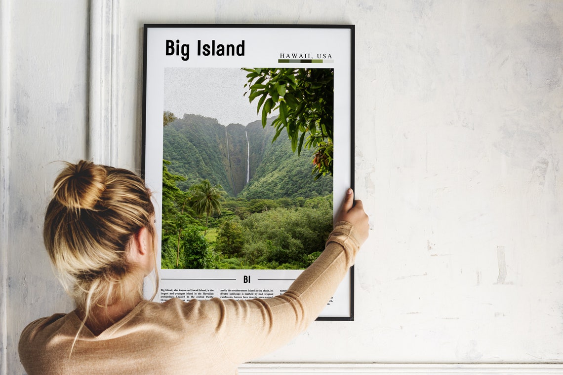 Big Island Poster Big Island Print Big Island Wall Art United States Photo United States Poster United States Print - Image 5