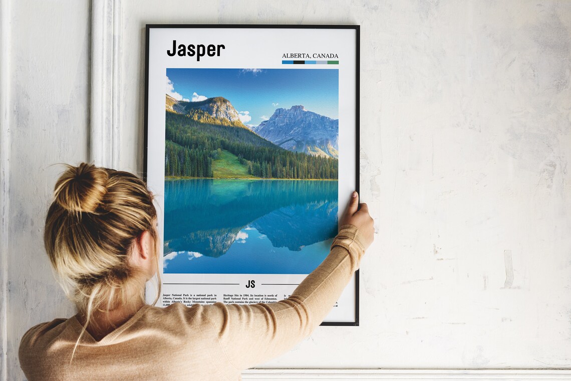 Jasper Colorful City Travel Artwork - Image 4