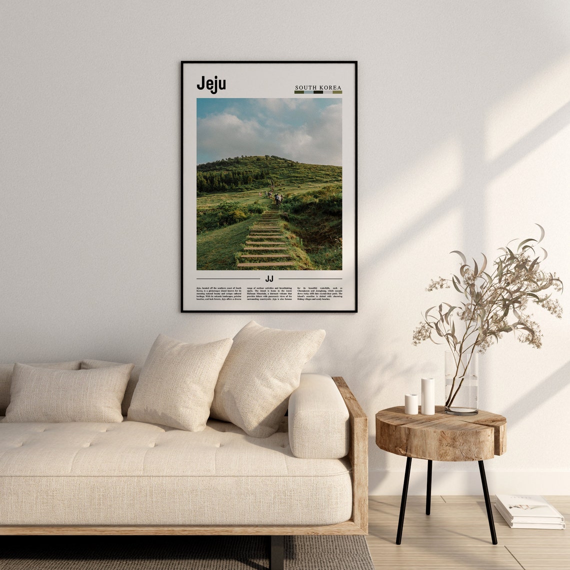 Jeju Poster Jeju Print Jeju Wall Art Asia Print Asia Poster Asia Photo Minimal Travel Poster - Image 2