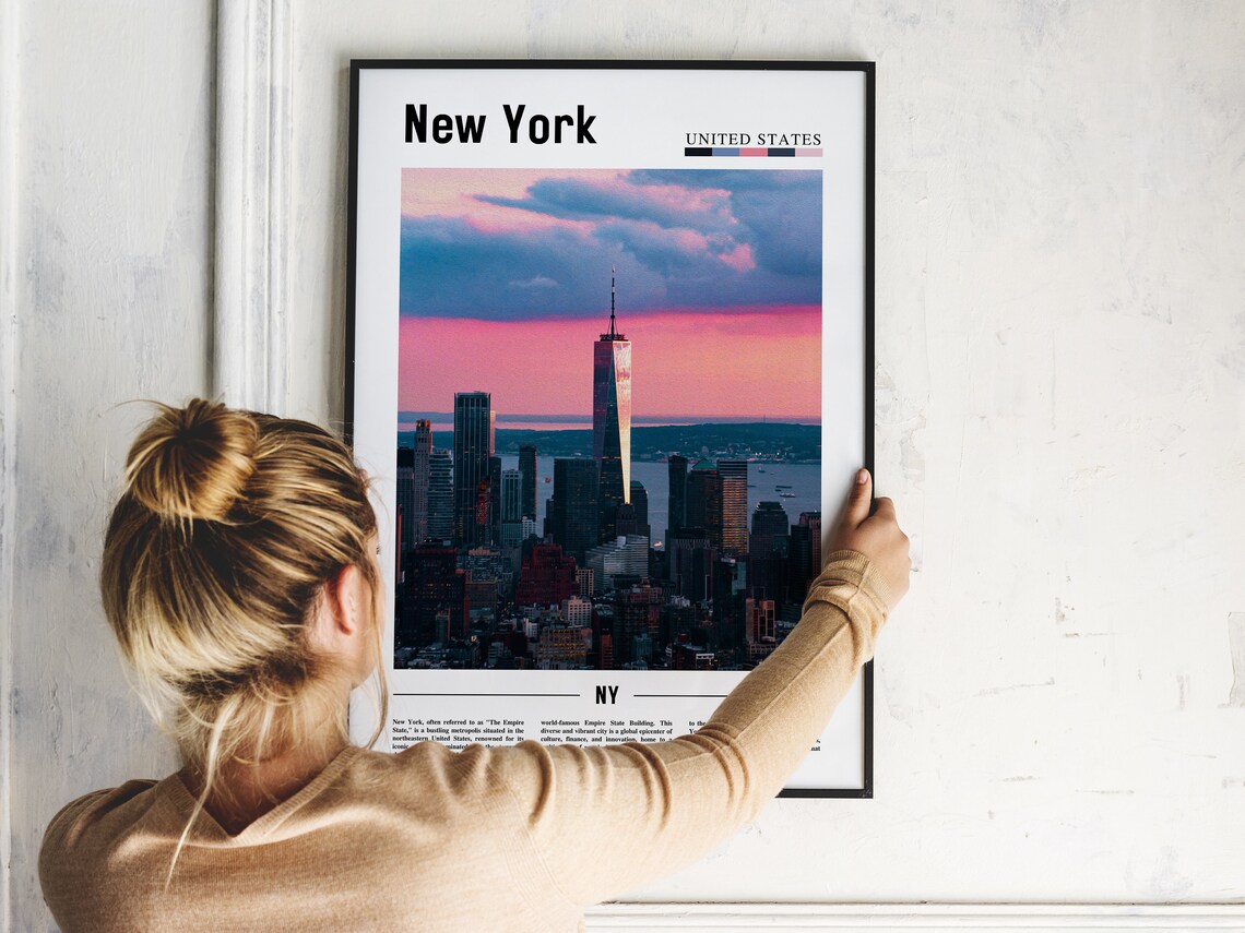 New York Travel Poster, New York Photo Art Print - Image 5