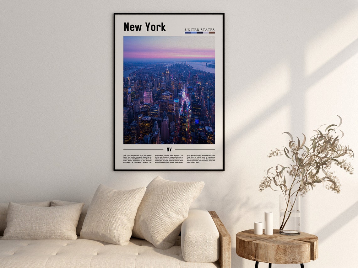 New York Poster New York Print New York Wall Art Ny Photo Ny Poster Ny Print New York Photo Travel Poster - Image 2