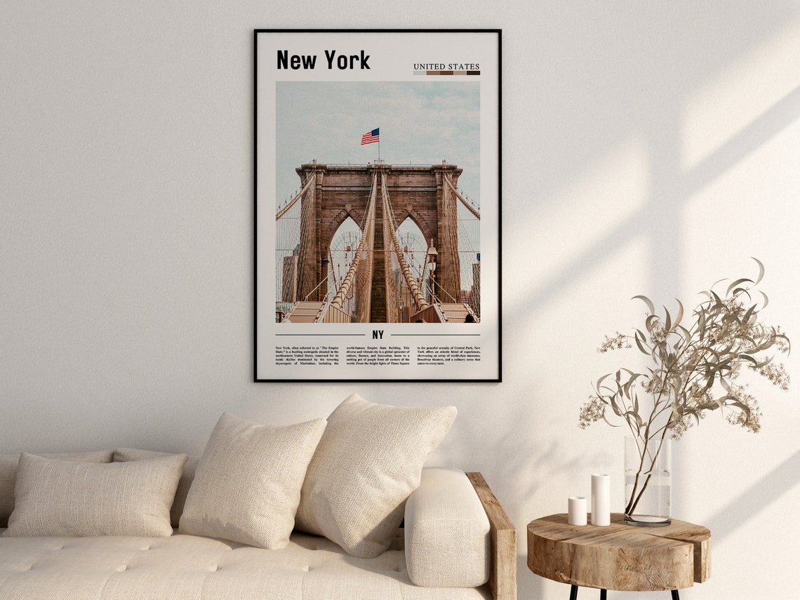 New York Poster New York Print New York Wall Art Ny Photo Ny Poster Ny Print New York Photo Travel Poster - Image 2
