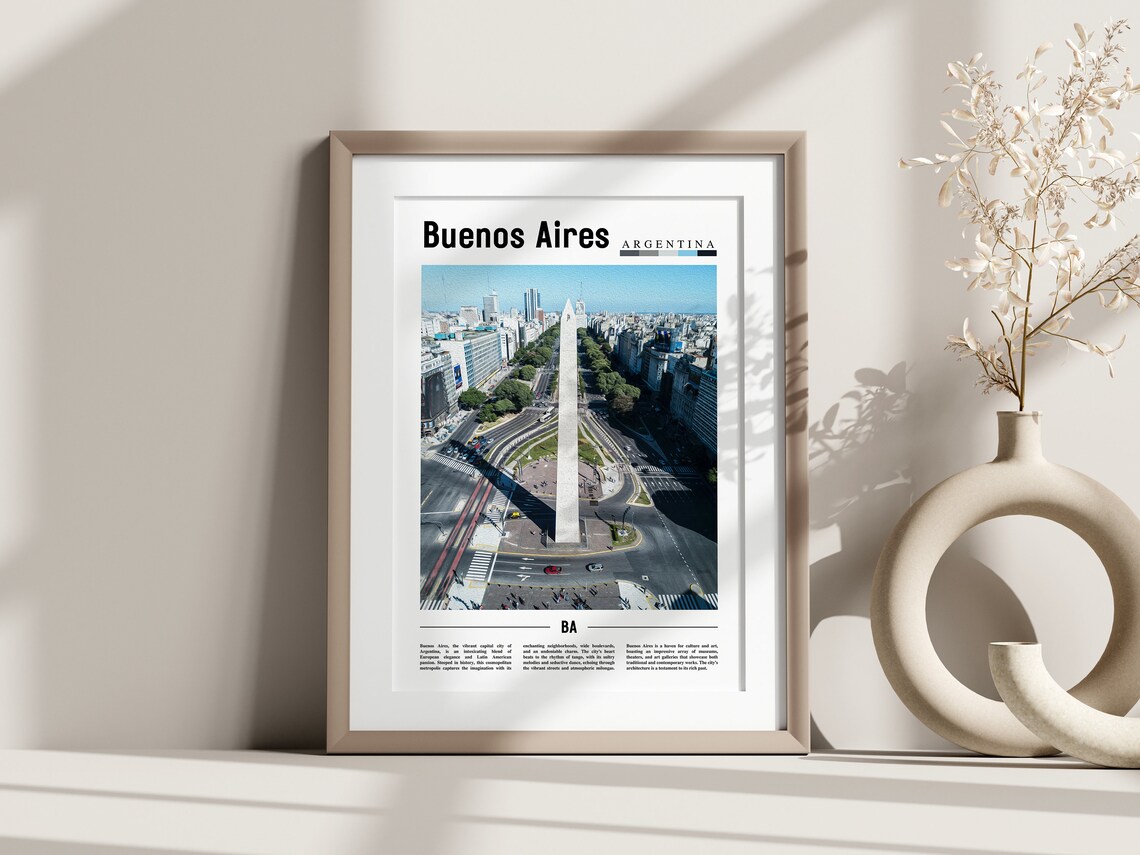 Buenos Aires Travel Poster, South America - Image 3