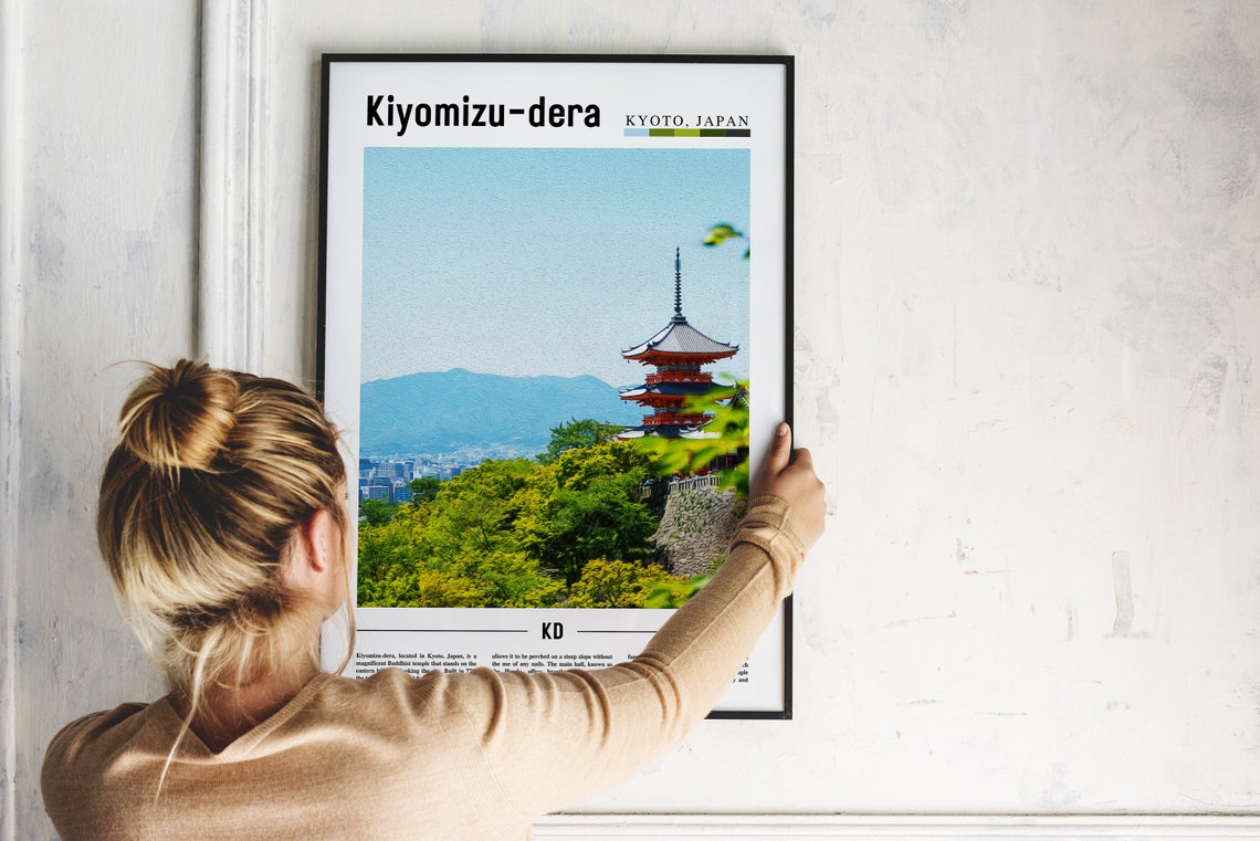 Kiyomizu Dera Poster Kiyomizu Dera Print Kiyomizu Dera Wall Art Asia Print Asia Poster Asia Photo Travel Poster - Image 5