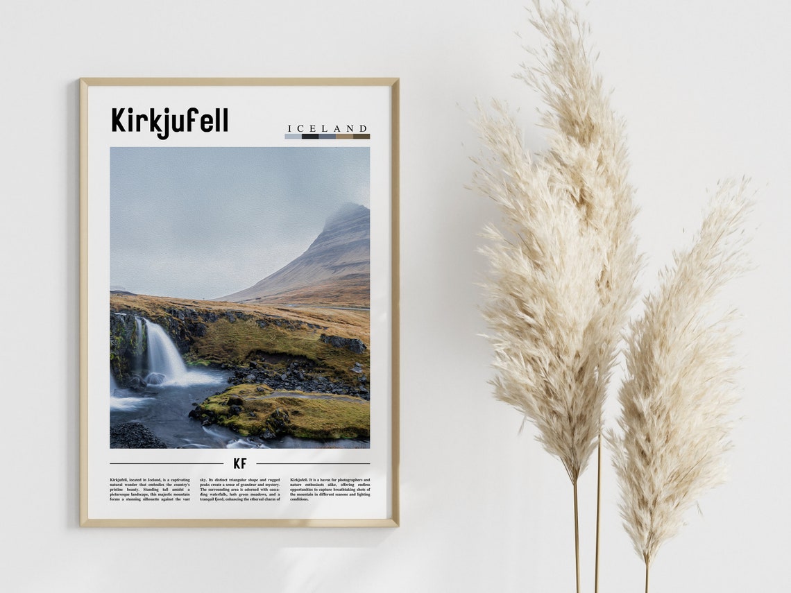Kirkjufell Poster Kirkjufell Print Kirkjufell Wall Art Europe Photo Europe Poster Europe Print Travel Poster - Image 4