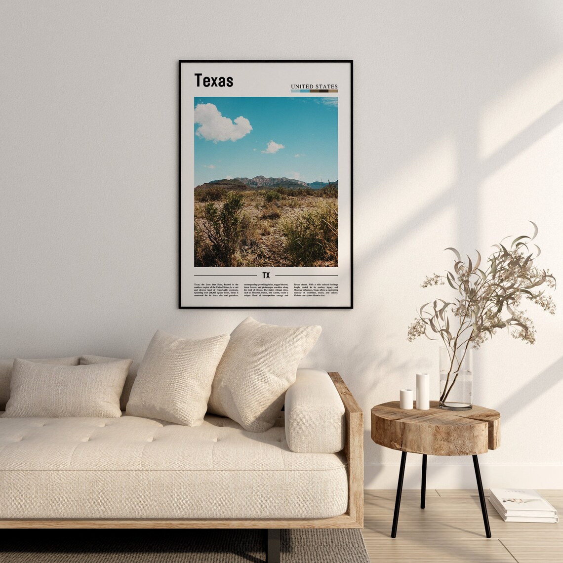 Texas Poster, United States Travel Poster - Image 2