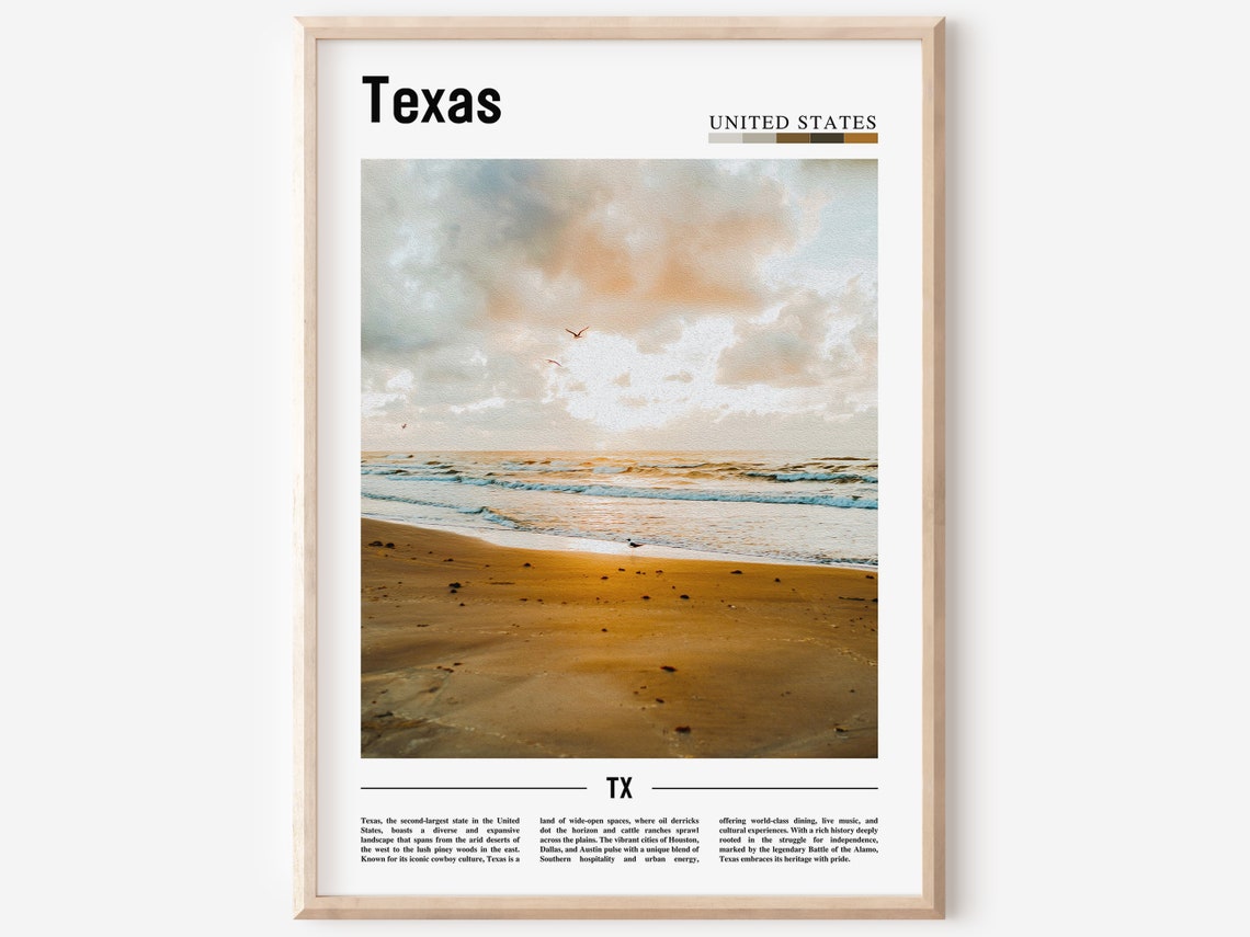 Texas Poster Texas Print Texas Wall Art Texas Photo United States Photo United States Poster United States Print