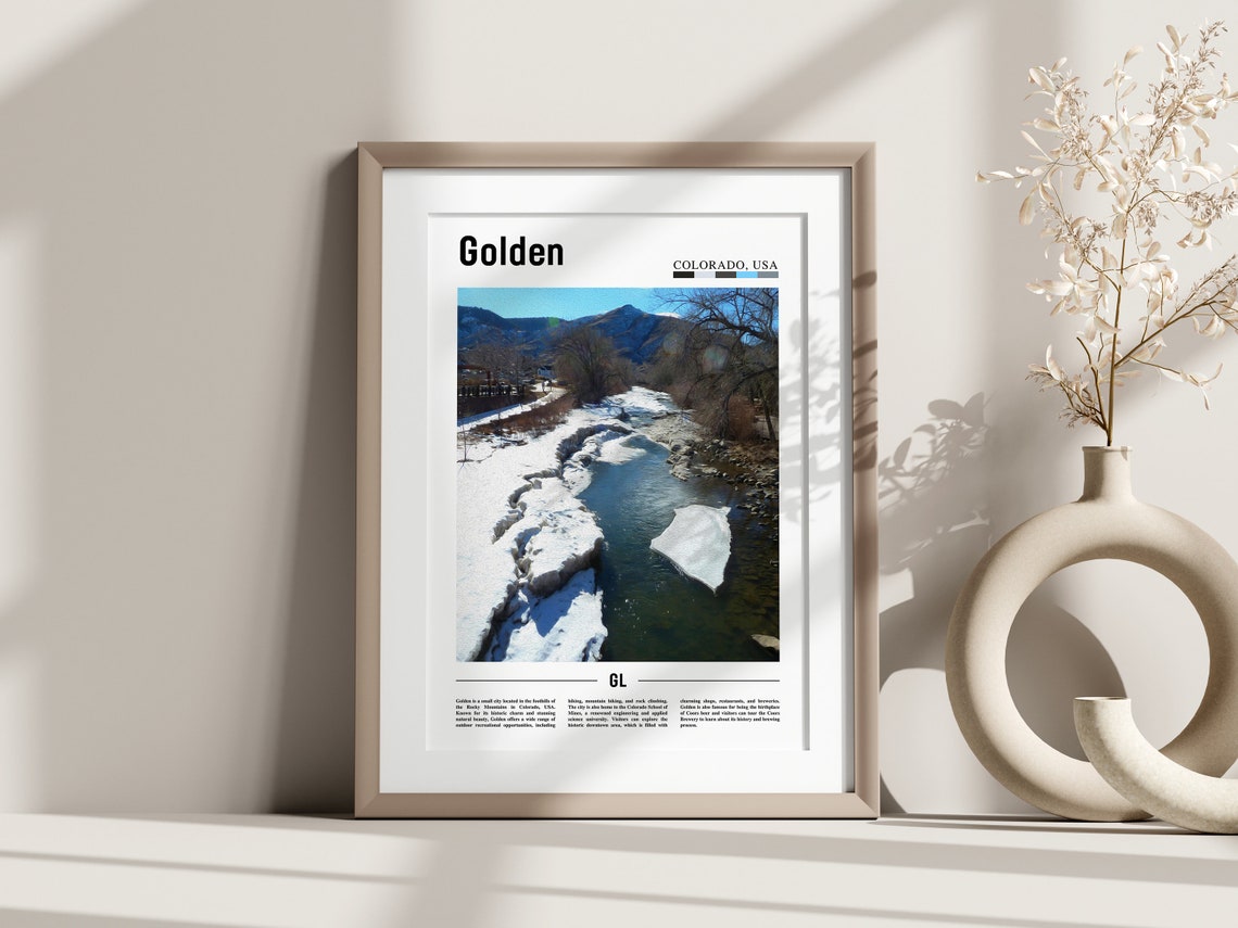 Golden Poster Golden Print Golden Wall Art United States Photo United States Poster United States Print - Image 2