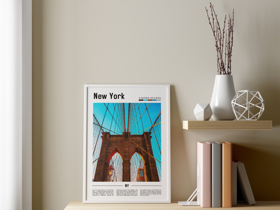 New York Poster New York Print New York Wall Art Ny Photo Ny Poster Ny Print New York Photo Travel Poster - Image 3
