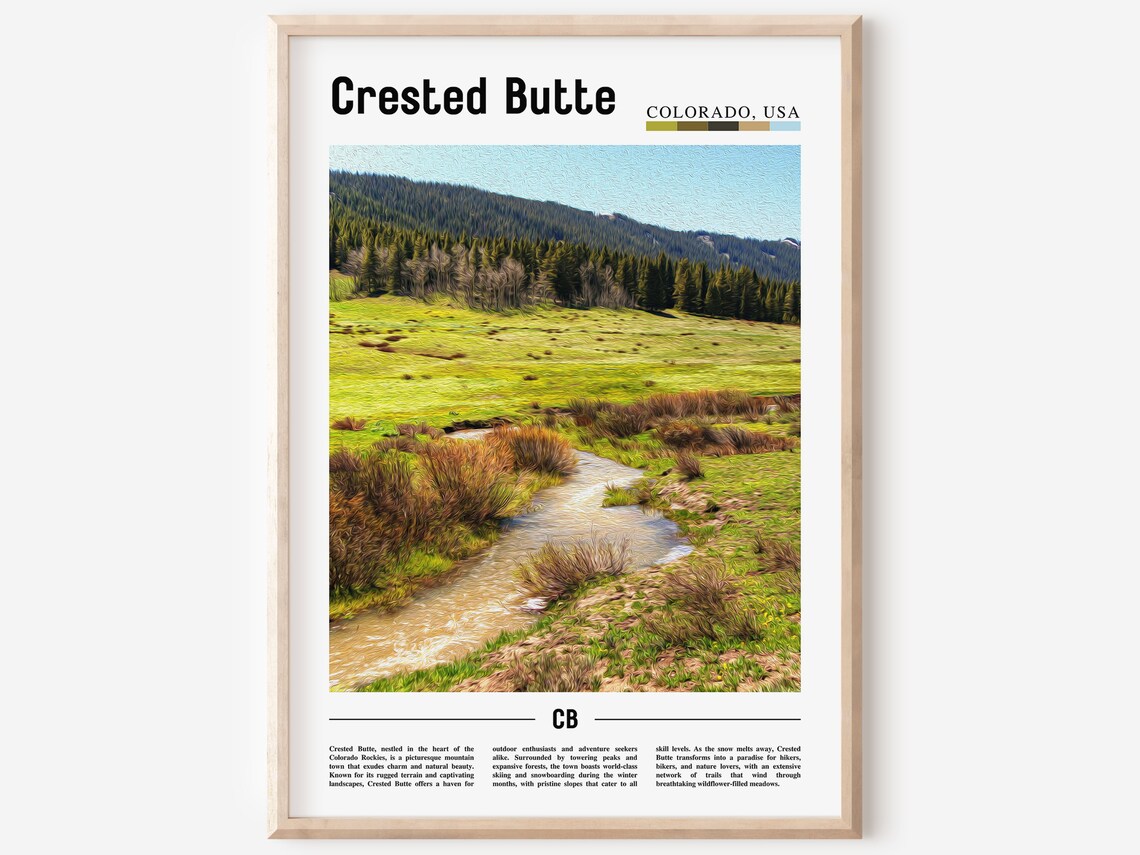 Crested Butte, United States Travel Poster