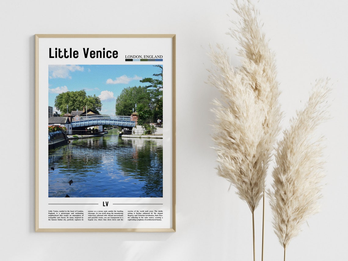 Little Venice Poster Little Venice Print Little Venice Wall Art Europe Photo Europe Poster Europe Print Travel Poster - Image 4