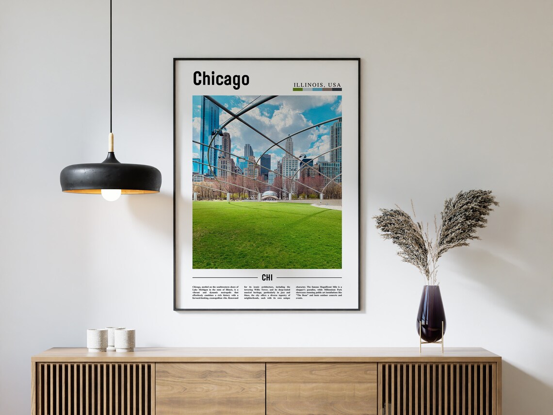 Chicago Travel Poster, United States Photo - Image 4
