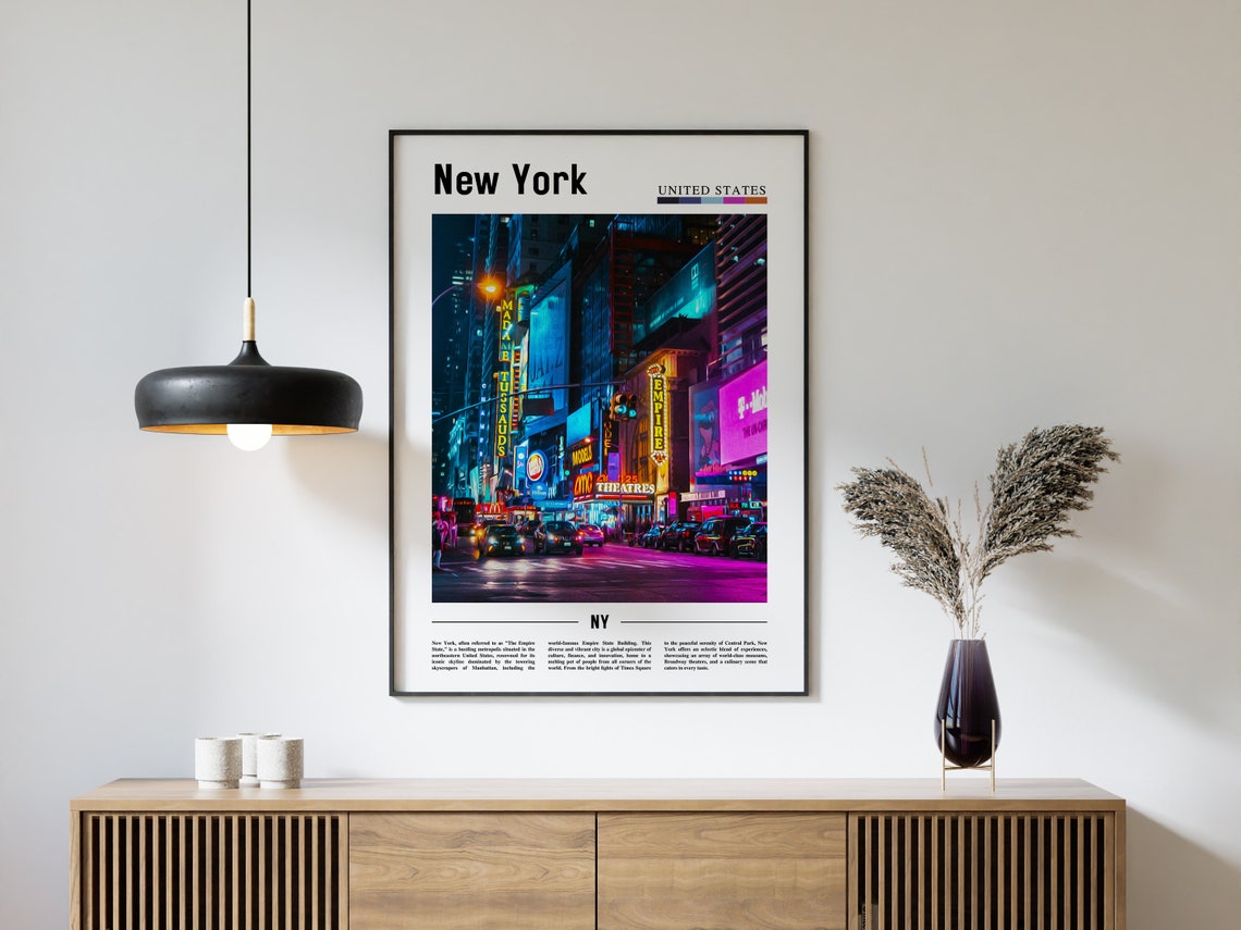 New York Poster New York Print New York Wall Art Ny Photo Ny Poster Ny Print New York Photo Travel Poster - Image 4
