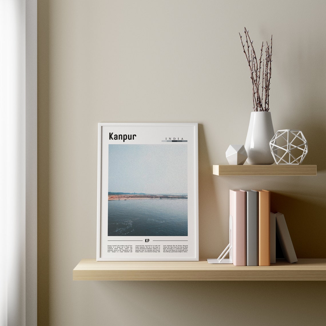 Kanpur Poster Kanpur Print Kanpur Wall Art Asia Print Asia Poster Asia Photo Minimal Travel Poster - Image 3