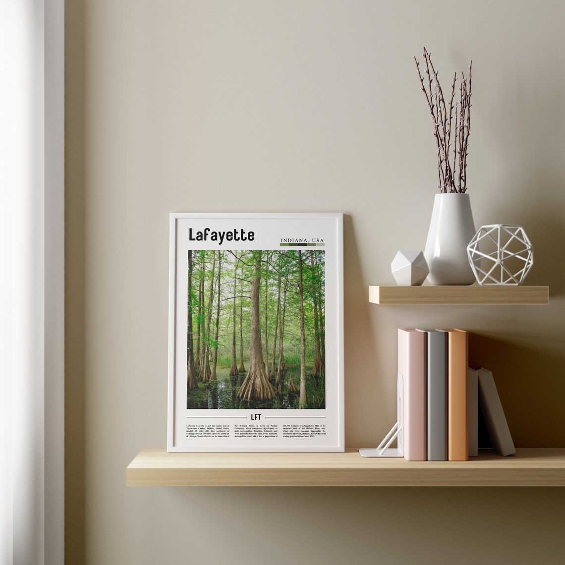 Lafayette Print Lafayette Poster Lafayette Wall Art United States Photo United States Poster United States Print Travel Poster - Image 2