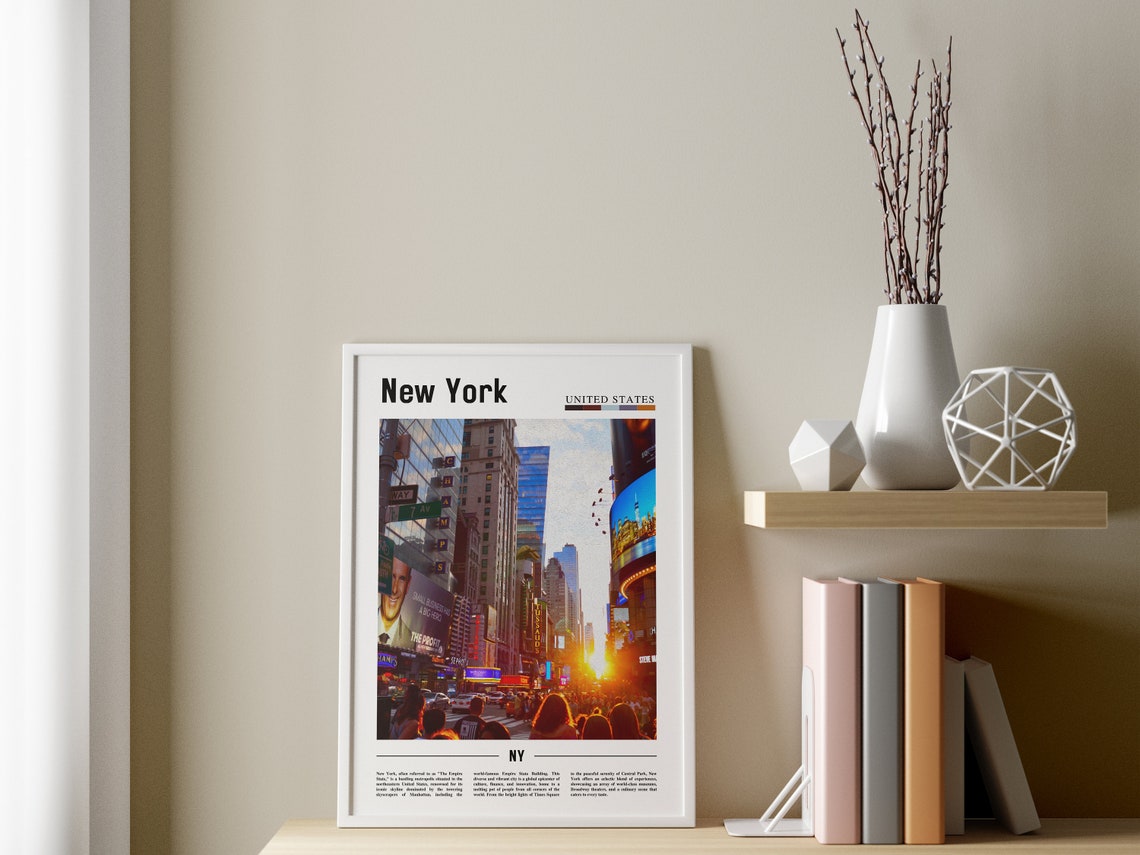New York Poster New York Print New York Wall Art Ny Photo Ny Poster Ny Print New York Photo Travel Poster - Image 3