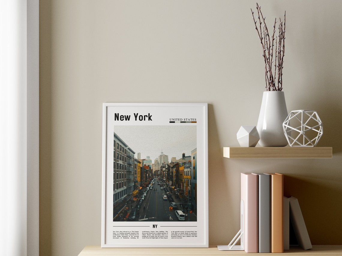 New York Poster New York Print New York Wall Art Ny Photo Ny Poster Ny Print New York Photo Travel Poster - Image 3