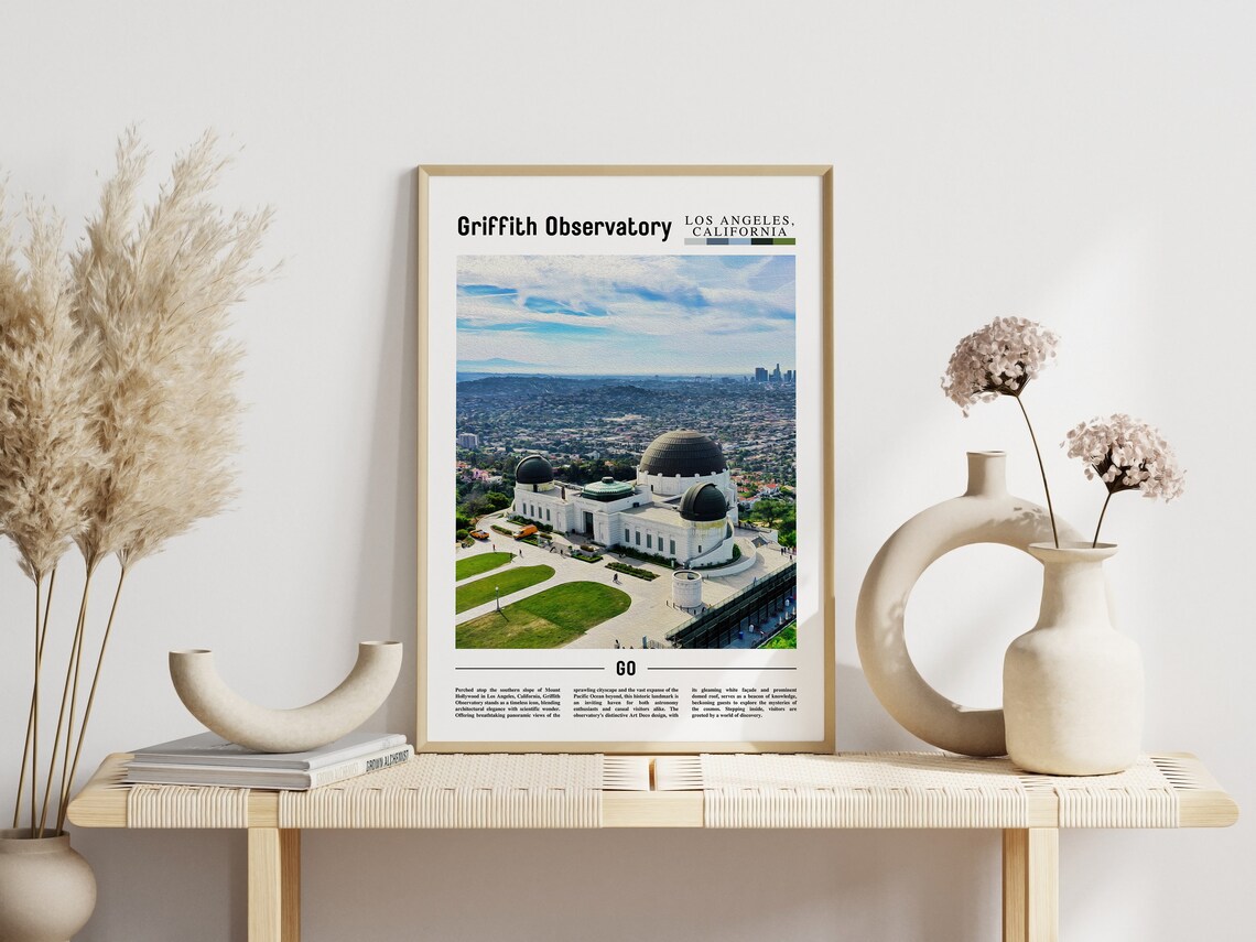 Griffith Observatory Minimal Travel Poster - Image 6
