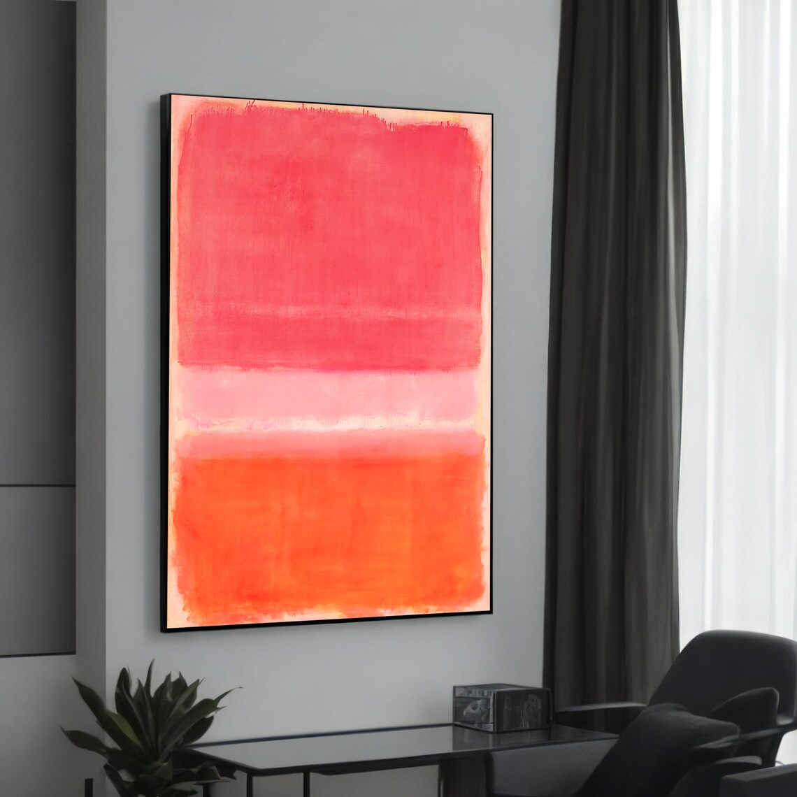 Mark Rothko Abstract Art Print, Modern Wall Art