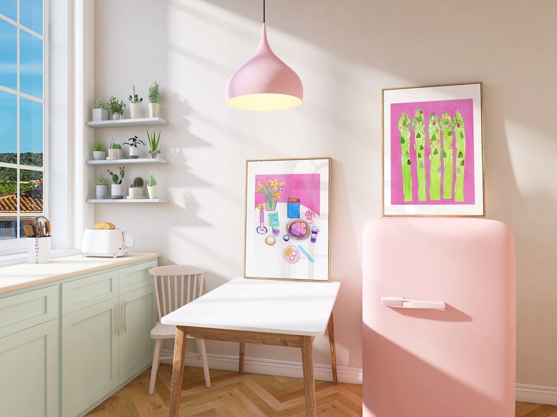 Kitchen Art Prints Vegetable Wall Art Poster Artwork - Image 4