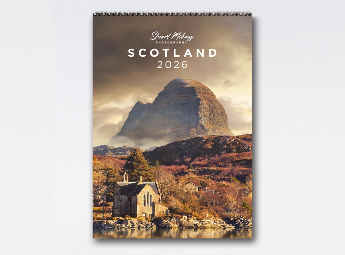Stuart McKay 2026 Scotland Calendar Highlands Photography Poster