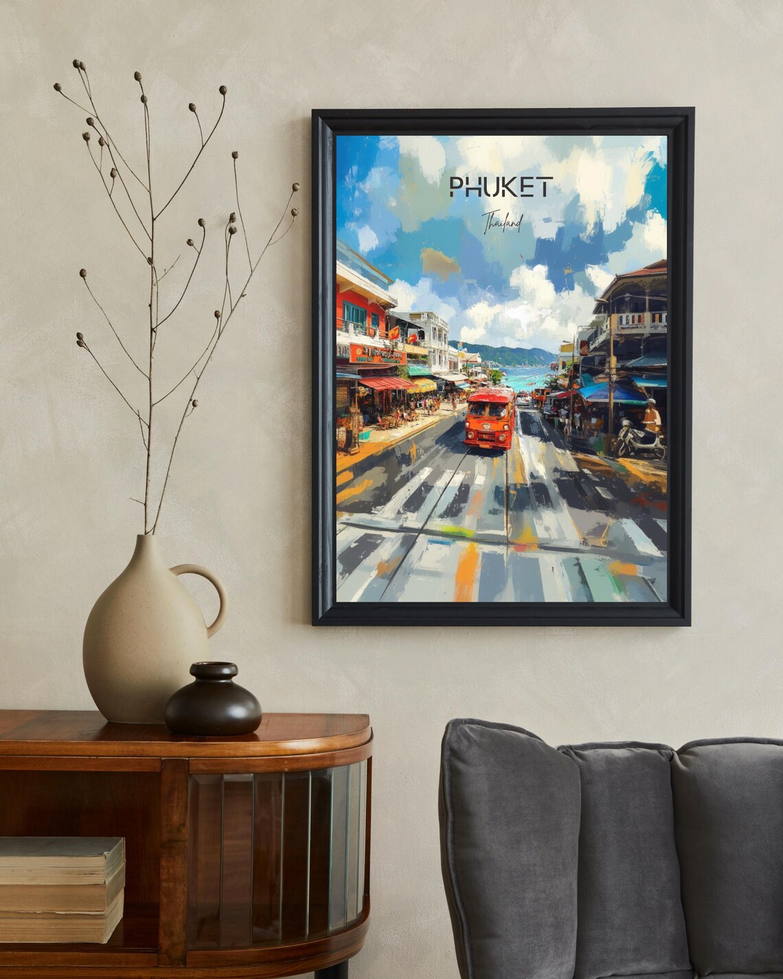 Phuket Thailand Travel Poster, Wanderlust Gift - Image 2