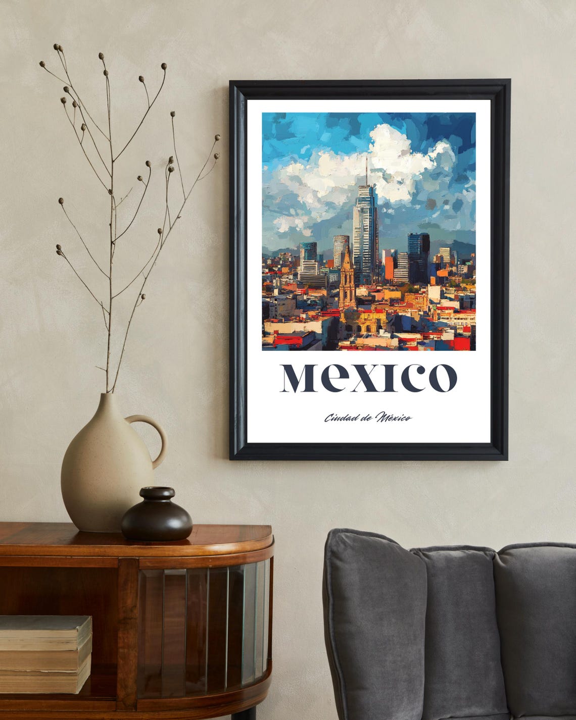 Mexico City Travel Poster, Christmas Gift - Image 2