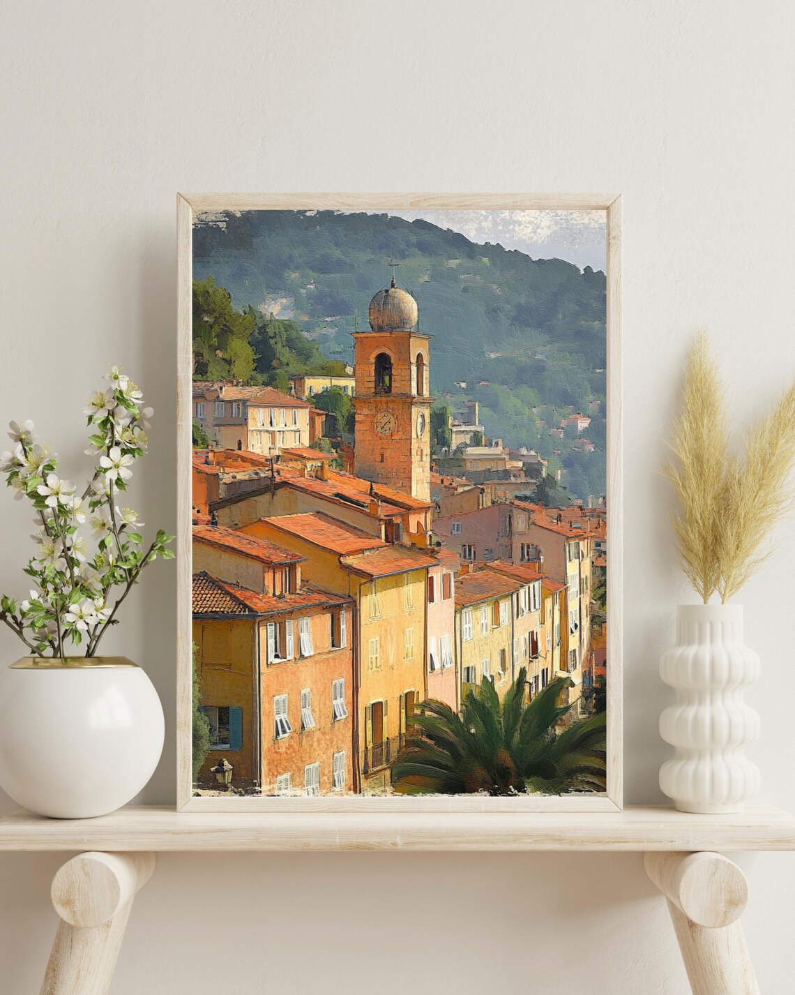Grasse Village - French Riviera Travel Poster