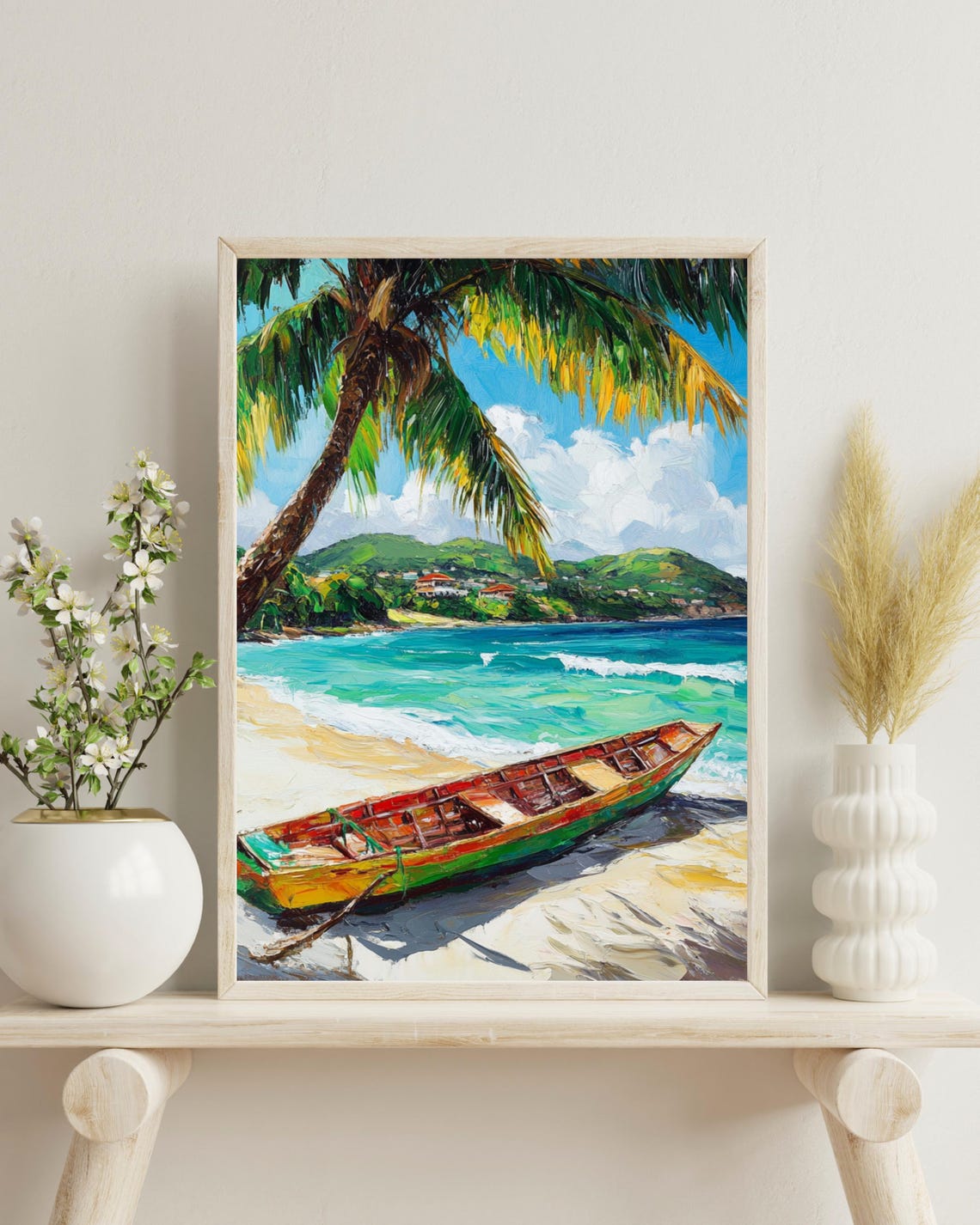 Montego Bay Travel Poster, Jamaica Caribbean Art