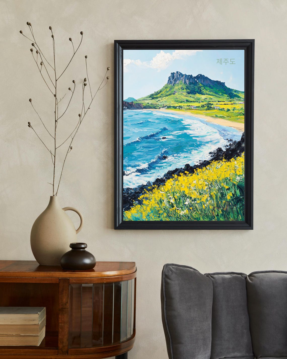 Jeju Island South Korea Travel Poster - Image 2