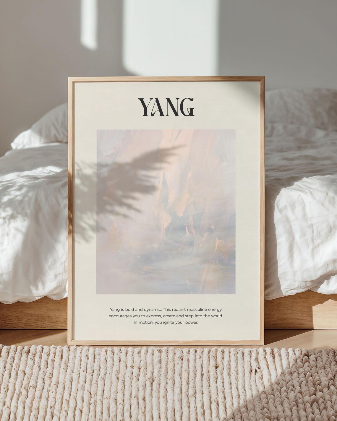 Yin Yang Inspirational Zen Quote Art Print