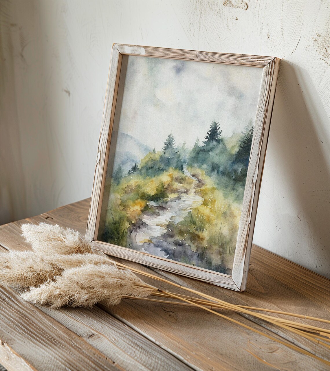 Appalachian Trail Watercolor Art Print, Blue Ridge - Image 4