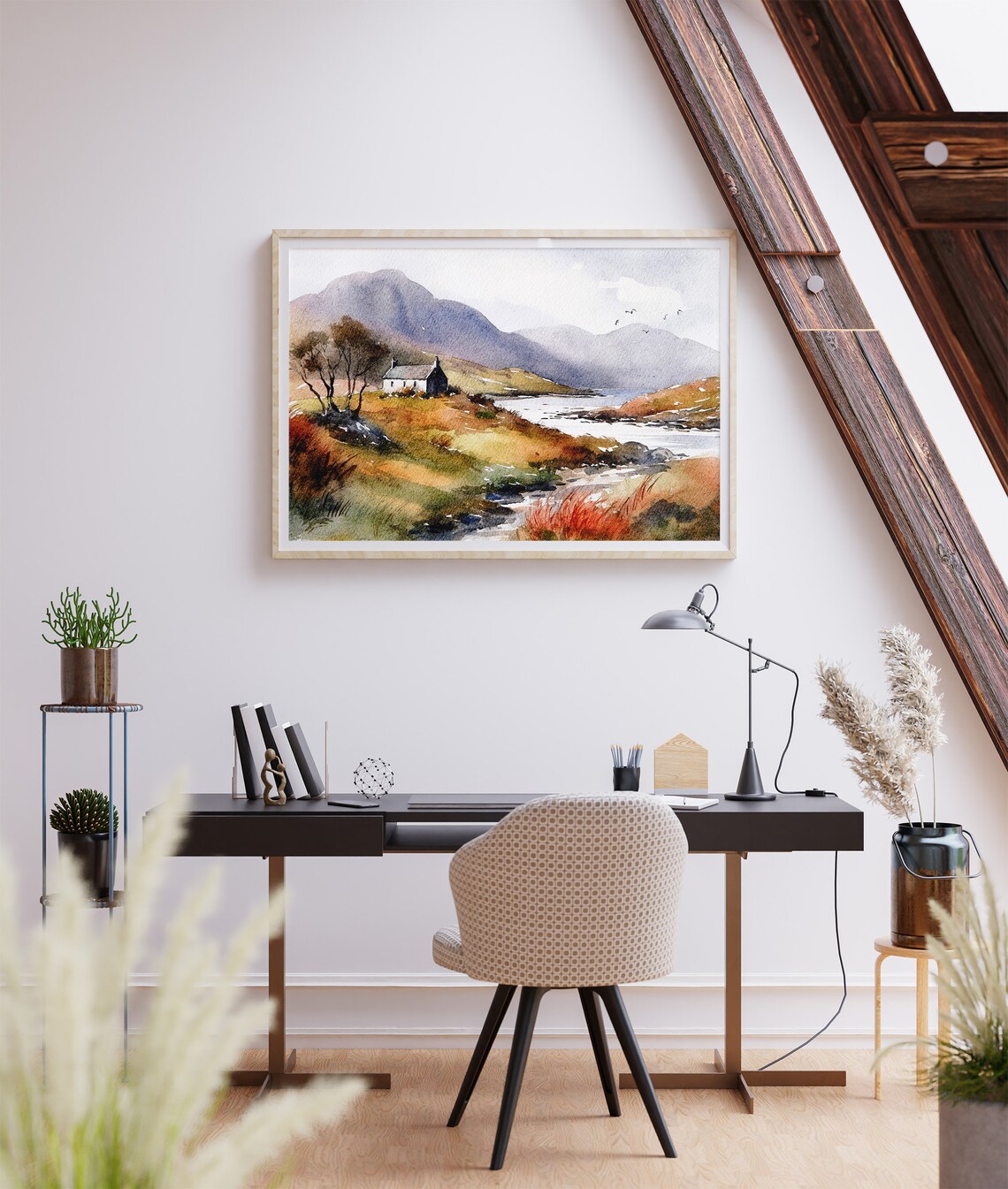 Isle Of Skye Watercolor Art Print, Scottish Highlands - Image 4