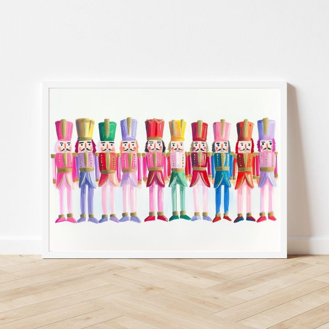 Vintage Christmas Nutcrackers Holiday Art Print - Image 3