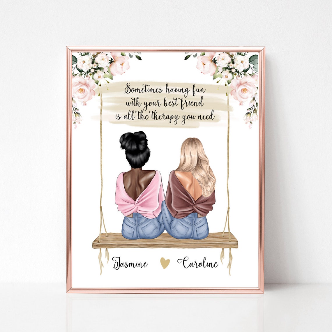Sometimes Having Fun With Your Best Friend Is All The Therapy You Need Poster - Image 2