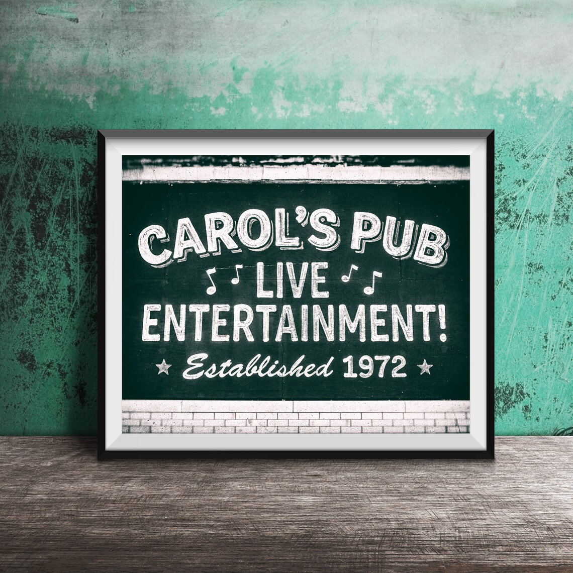 Carols Pub, Uptown Chicago Travel Poster
