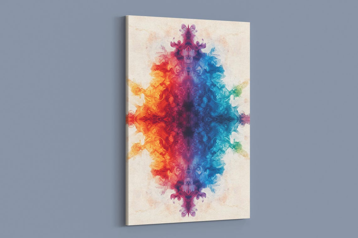 Ethereal Colorful Splash Art Print - Image 2