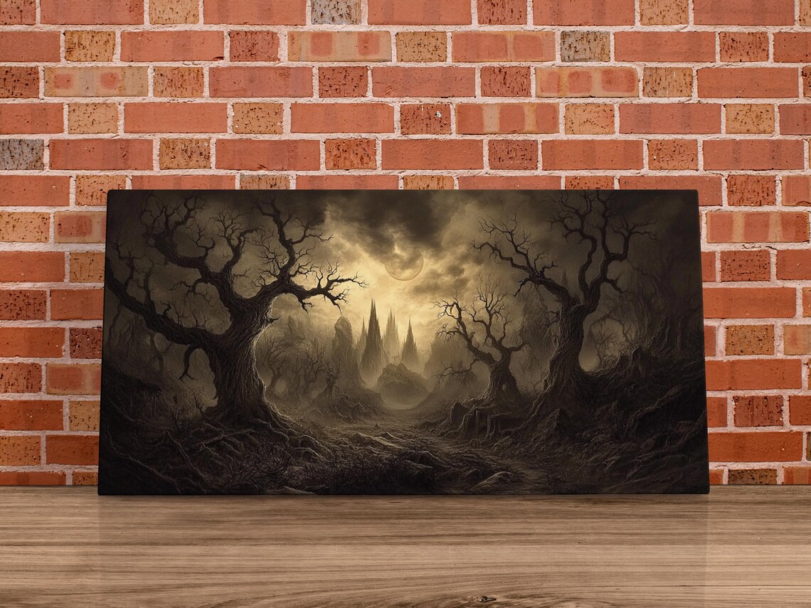 Witch's Garden Fantasy Art Print