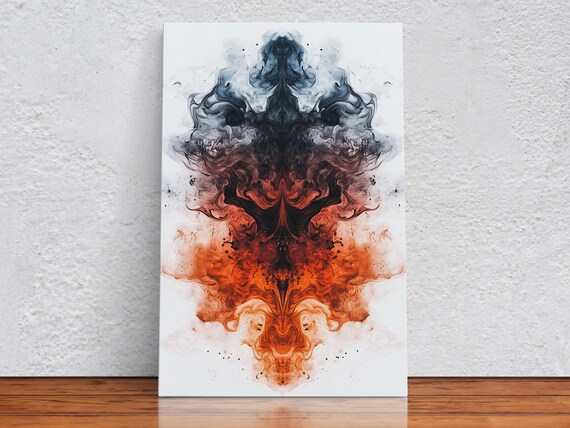 Fiery Orange Patterns - Fruit Art Print