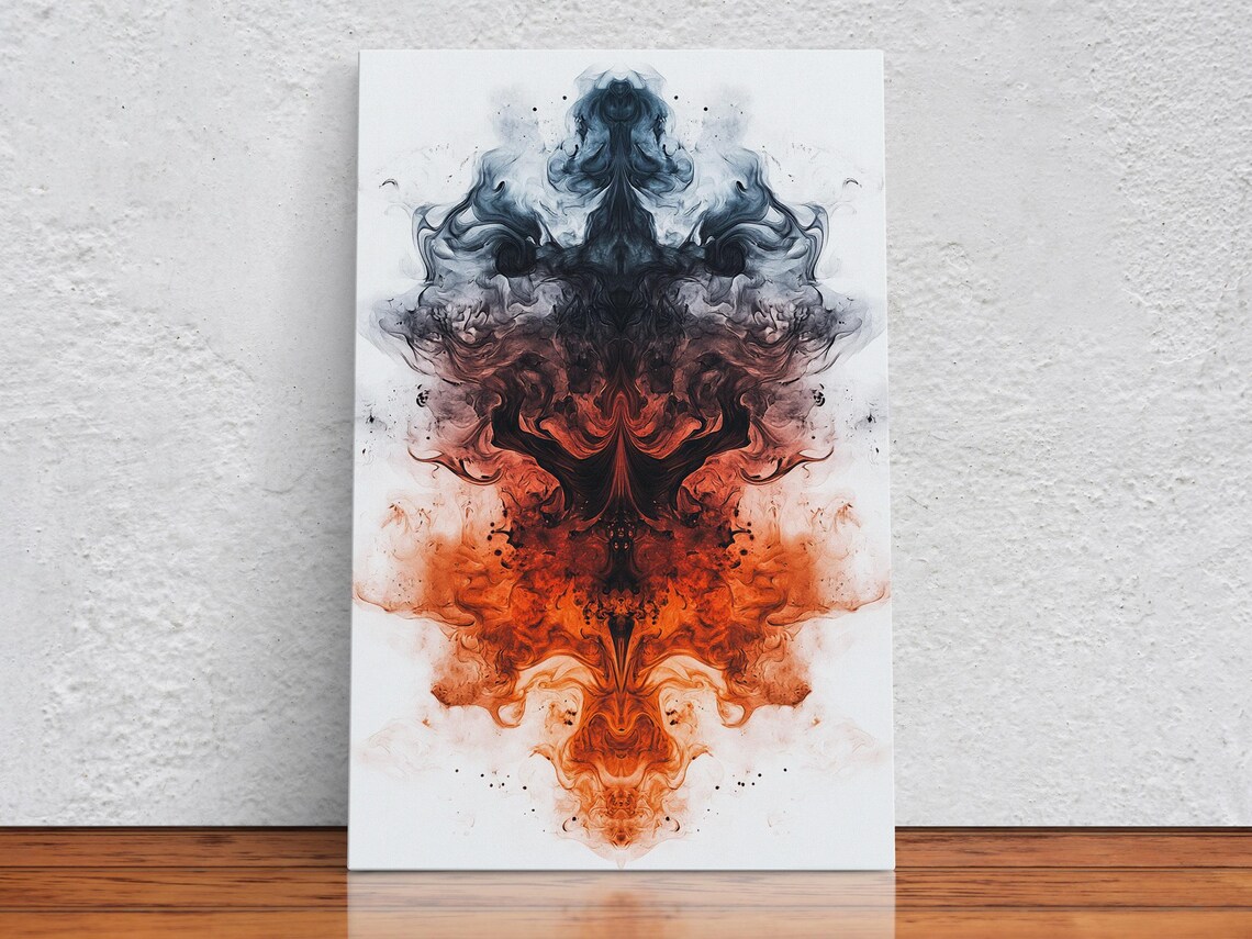 Fiery Orange Patterns - Fruit Art Print