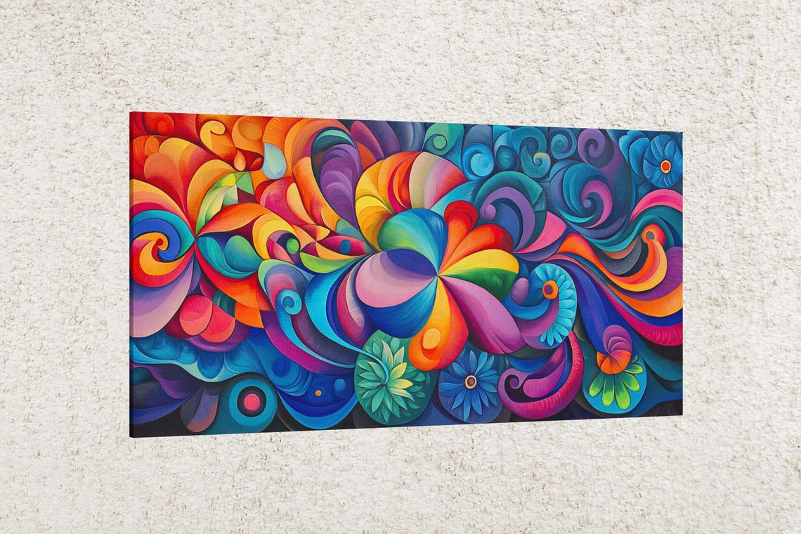 Colorful Abstract Patterns Art Print