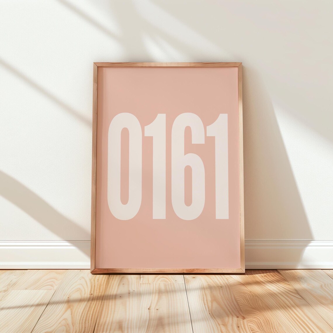 0161 Manchester Quote Typography Graphic Poster