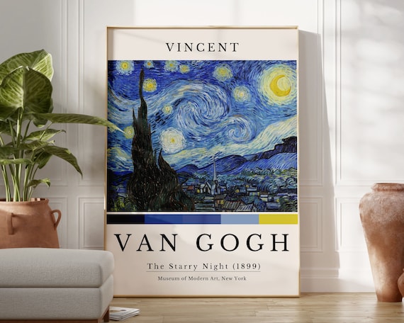 Vincent van Gogh The Starry Night Museum of Modern Art Poster