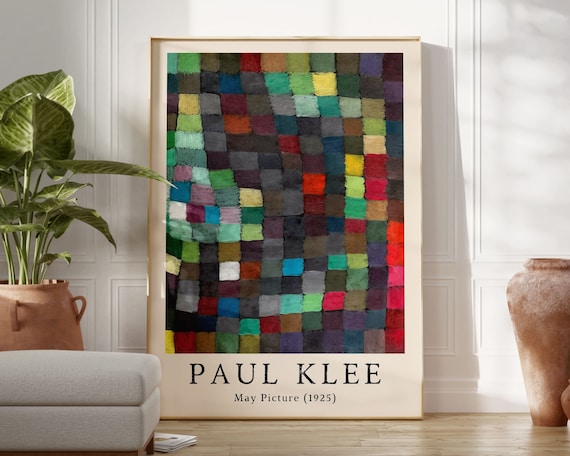 Paul Klee May Picture 1925 Vintage Art Print