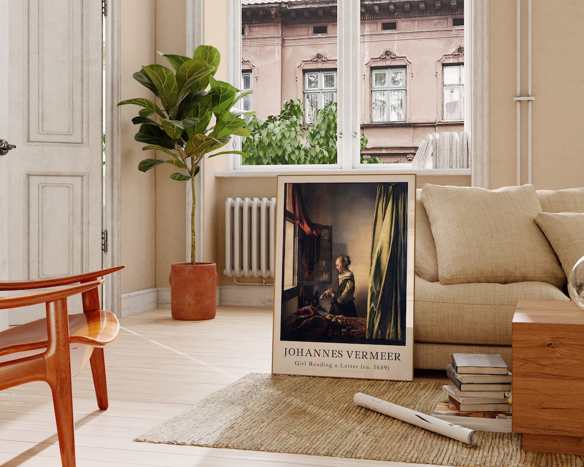 Johannes Vermeer Girl Reading a Letter Art Print