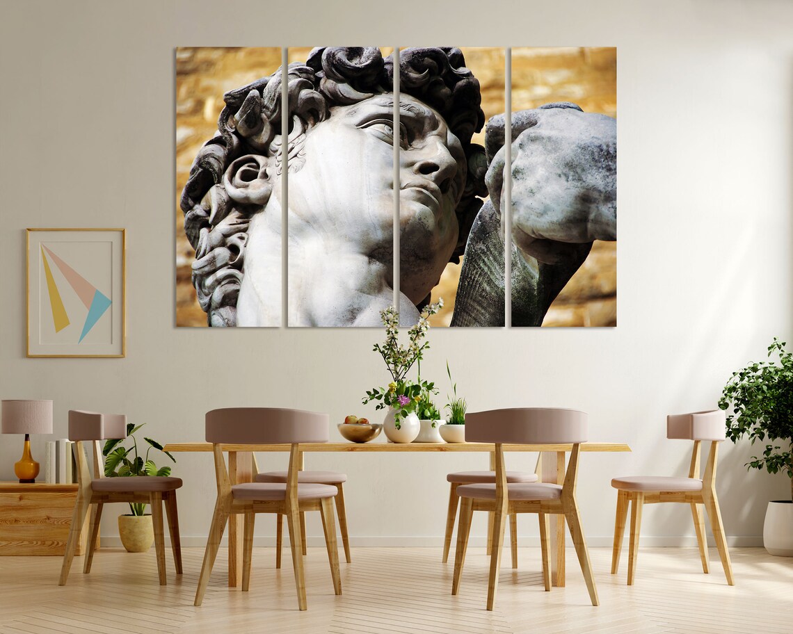 Michelangelo Statue Of David Sculpture Close Up Italy Art Poster - Image 5