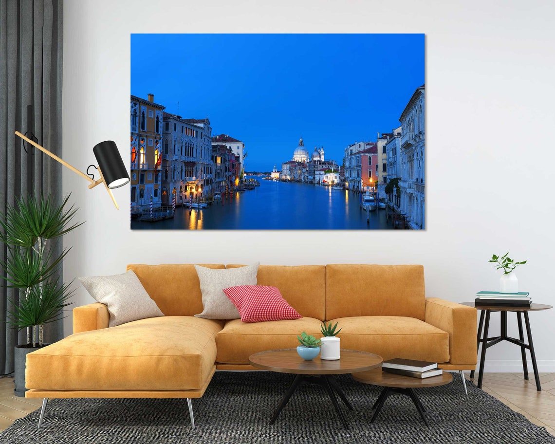 Venice Grand Canal at Blue Hour with Santa Maria della Salute Poster - Image 5