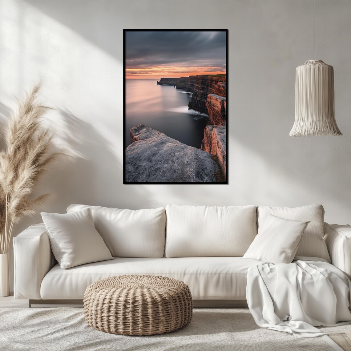 Cliffs Of Moher Painting, Serene Coastal Ireland Art - Image 2