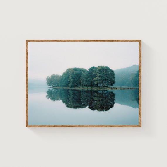 Misty Lake Fine Art Print Fujifilm Film Landscape Photography