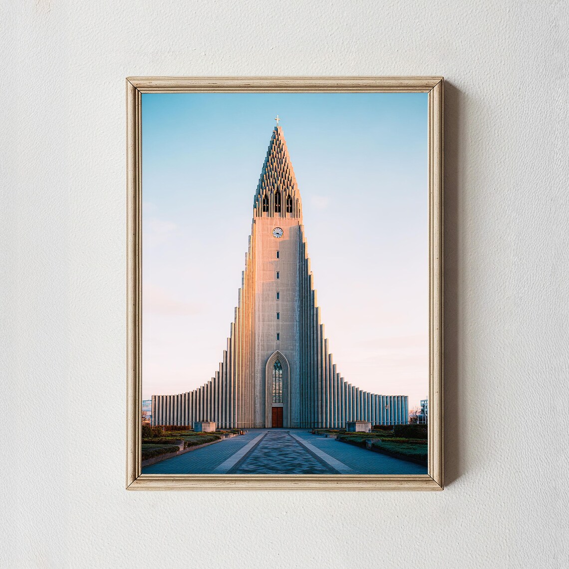 Hallgrmskirkja Iceland Architecture Travel Poster